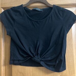 White Fox Black Knot Front Top